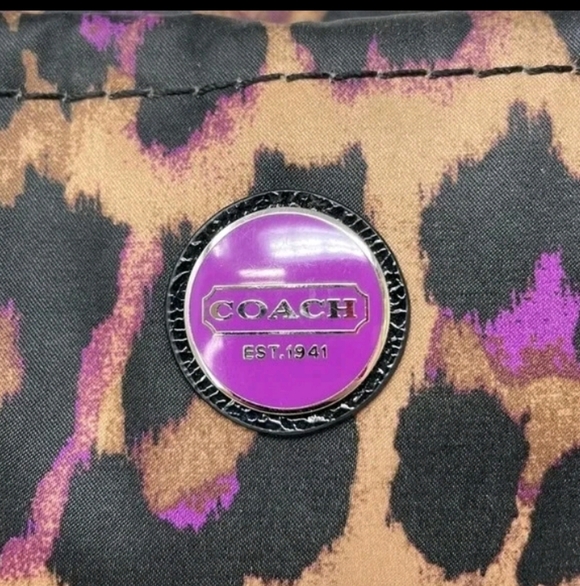 Coach-Signture Ocelet Leopard Print Tote Bag ππ€ - Picture 10 of 10